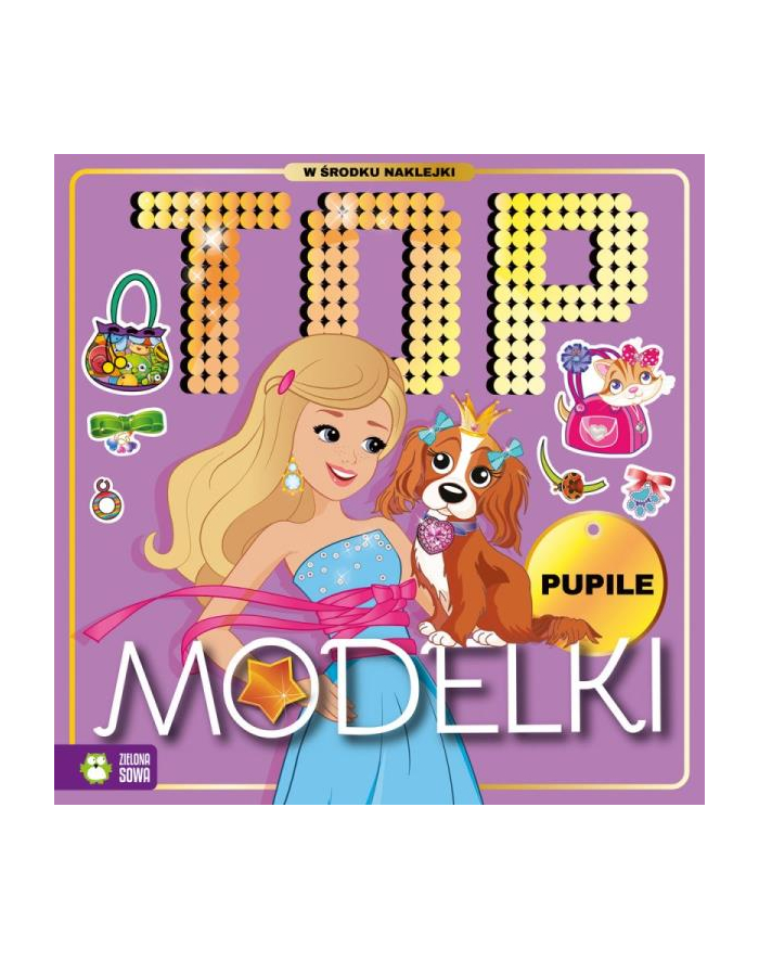 zielona sowa Książka Top Modelki. Pupile główny