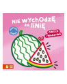 zielona sowa Książka Nie wychodzę za linię. Owoce i warzywa - nr 1