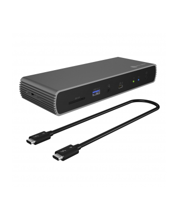 icybox Stacja dokująca IB-DK8801-TB4 Thunderbolt 4, 10w1, 100W,USB, 2,5GB LAN,Multi Display