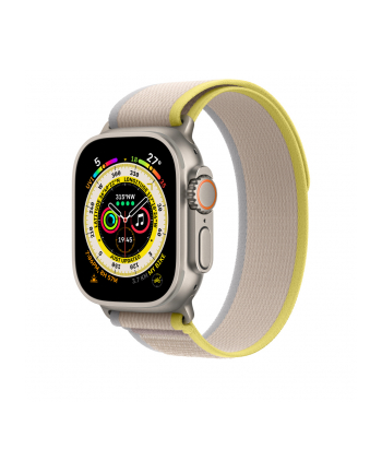 apple Opaska Trail w kolorze żółtym/beżowym do koperty 49 mm - rozmiar S/M