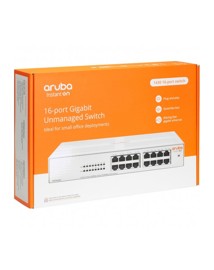 hewlett packard enterprise Przełącznik Switch ARUBA Instant On 1430 16x1GbE R8R47A główny