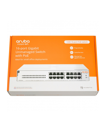 hewlett packard enterprise Przełącznik Switch ARUBA Instant On 1430 16x1GbE PoE  R8R48A nr 2