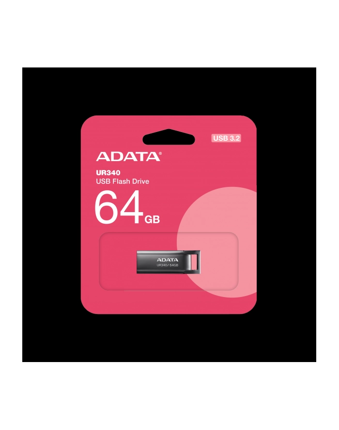adata Pendrive UR340 64GB USB3.2 Gen1 Czarny główny