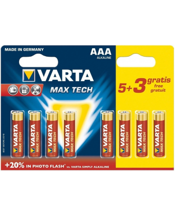 Baterie VARTA LONGLIFE MAX POWER AAA 1.5V 8 (5 3) szt