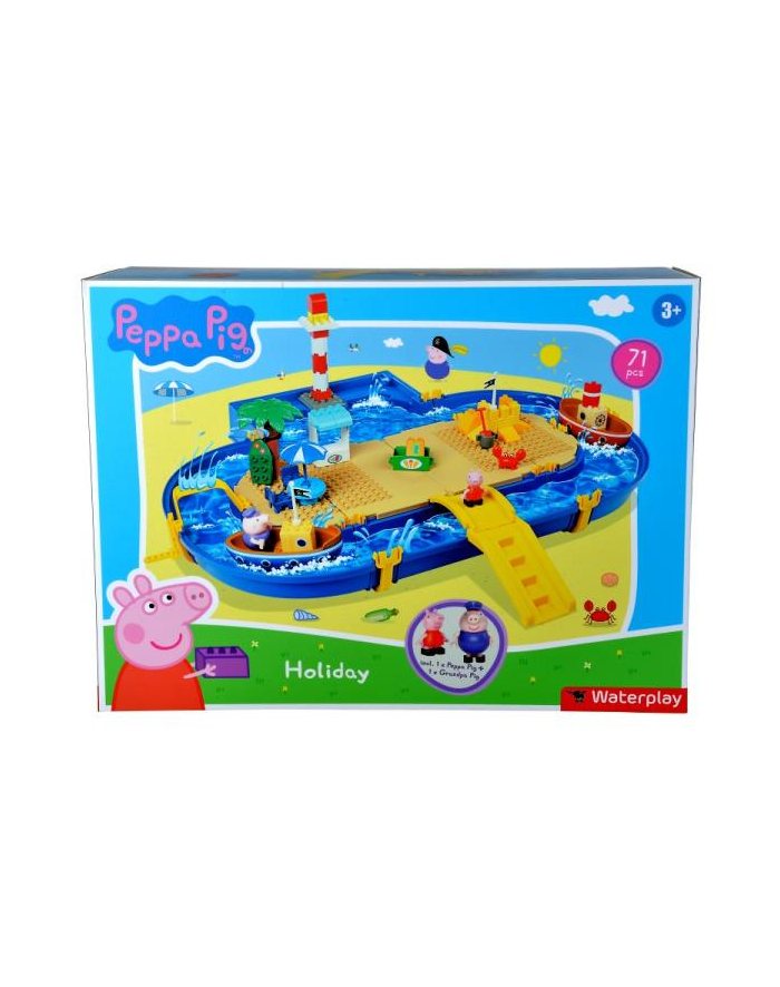 simba BIG Waterplay Tor wodny Świnka Peppa Figurki zestaw wakacje główny