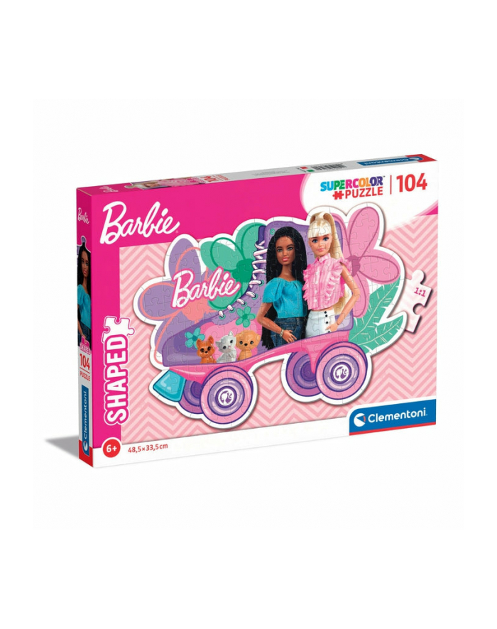 Clementoni Puzzle 104el shaped Barbie 27164 główny