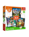 Puzzle 3w1 Poznaj Urocze Kociaki 34865 Trefl - nr 1