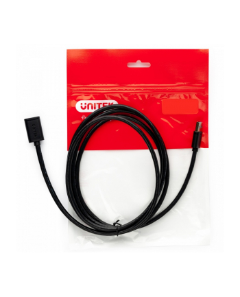 unitek Przedłużacz USB 2.0 AM-AF, 0.5m, Y-C447GBK