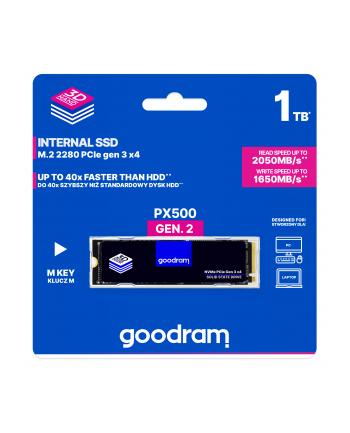 goodram Dysk SSD PX500-G2 1TB M.2 PCIe 3x4 NVMe 2280