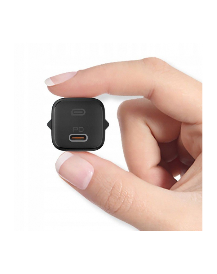 aukey PA-B1 Black Omnia Mini Ładowarka sieciowa 1xUSB-C Power Delivery 20W 3A główny