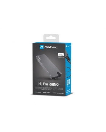 natec Kieszeń zewnętrzna SSD Rhino M.2 NVME USB-C 3.1 Gen 2 aluminium nr 2