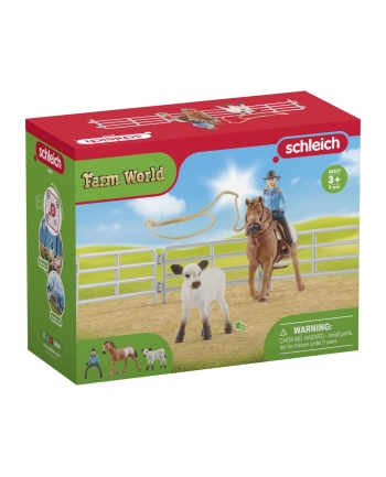 Schleich 42577 Kowbojki i łapanie na lasso Farm World nr 2