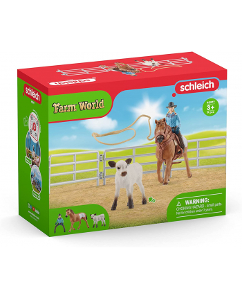 Schleich 42577 Kowbojki i łapanie na lasso Farm World