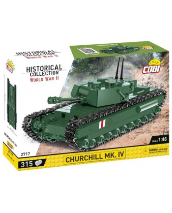 COBI 2717 Historical Collection WWII Czołg Churchill MK. IV 315 klocków