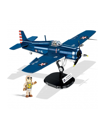 COBI 5731 Historical Collection WWII Samolot myśliwski pokładowy US Navy Grumman F4F Wildcat 375 klocków nr 1