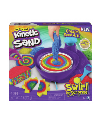 Kinetic Sand - Zakręcone kolory 6063931 Spin Master