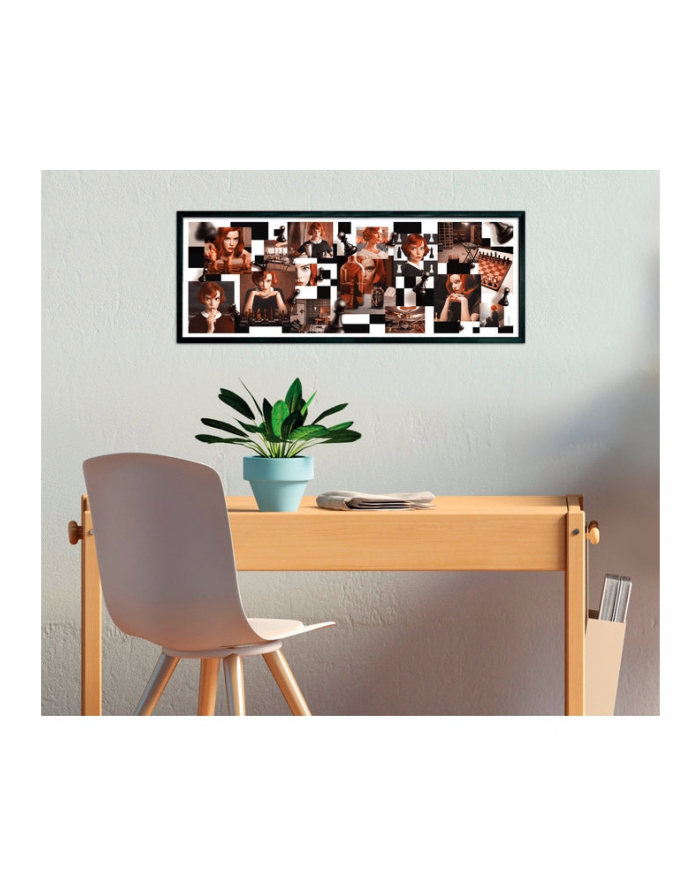 Clementoni Puzzle 1000el panorama Gambit Królowej. Queen's Gambit. Netflix 39696 główny