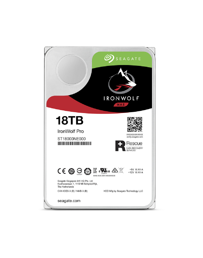 seagate Dysk IronWolf Pro 18TB 3,5 ST18000NT001 główny