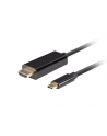 lanberg Kabel USB-C(M)->HDMI(M)0.5M 4K 60HZ czarny - nr 10