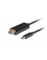 lanberg Kabel USB-C(M)->HDMI(M) 4K 60HZ 3M czarny - nr 11