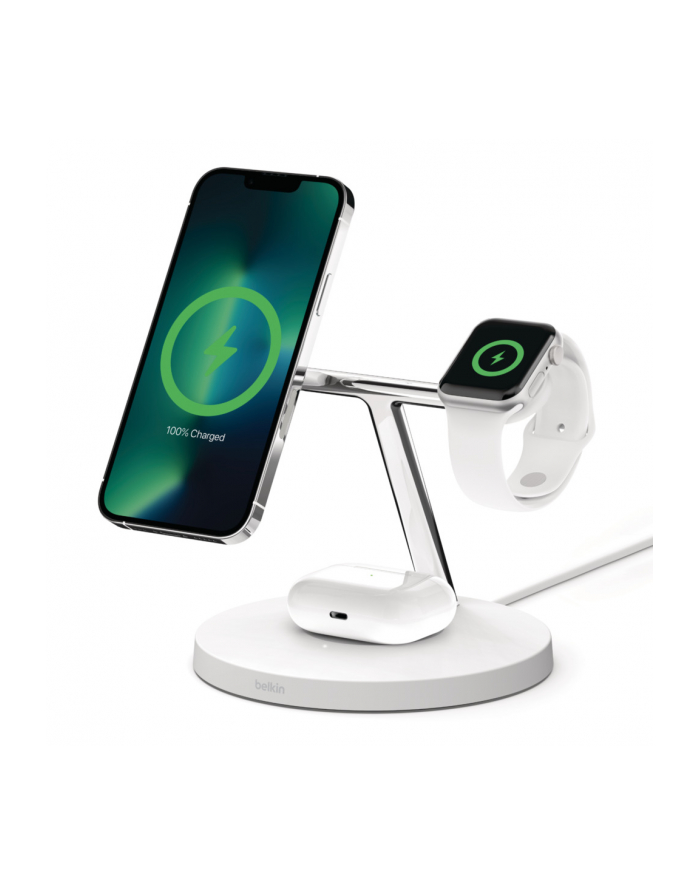 belkin Bezprzewodowa podstawka ładująca BOOST CHARGE PRO 3w1 MagSafe biała główny