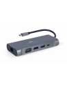 gembird Adapter USB-C Hub USB-C PD GbE VGA HDMI 3xUSB 3.1 card audio - nr 1