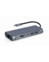 gembird Adapter USB-C Hub USB-C PD GbE VGA HDMI 3xUSB 3.1 card audio - nr 4