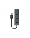savio Hub AK-58 3-portowy USB-A 3.1 Gen 1 z adapterem RJ-45 Gigabit Ethernet, Ak-58 - nr 1