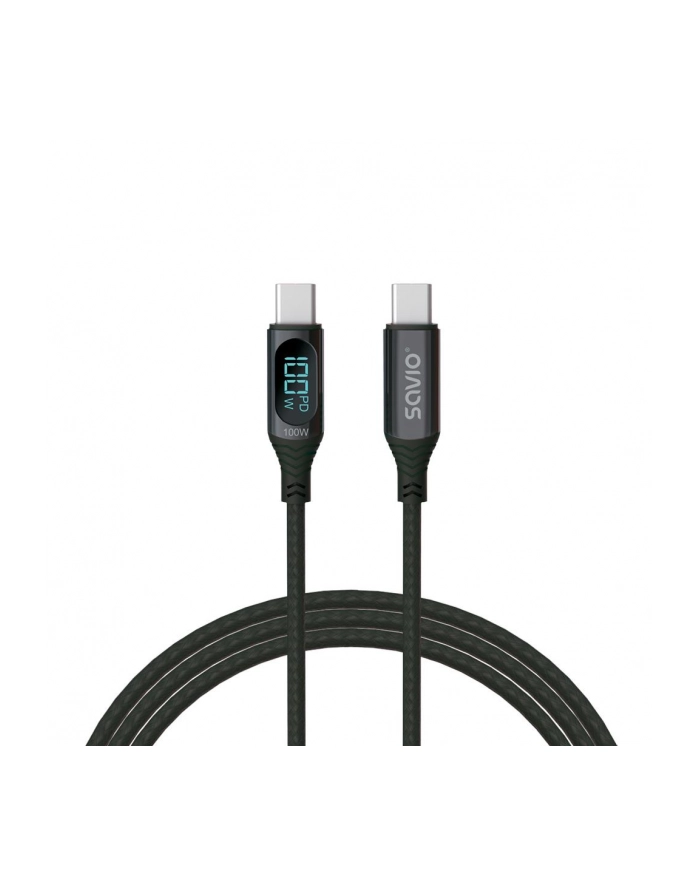 savio Kabel USB z wyświetlaczem, 100W, CL-174 główny
