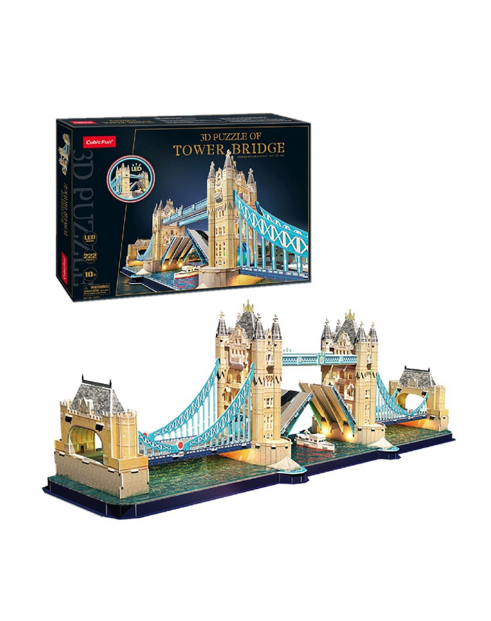 dante Puzzle 3D Tower Bridge LED L531h Cubic Fun główny