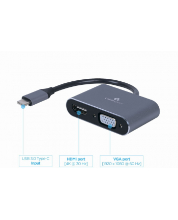 gembird Adapter USB-C to HDMI VGA