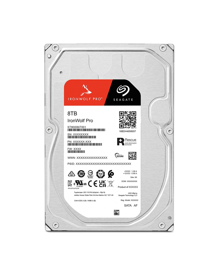 seagate Dysk IronWolfPro 8TB 3.5' 256MB ST8000NT001 główny