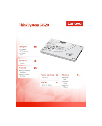 lenovo Dysk SSD 960GB 2,5 SATA RI 4XB7A17102