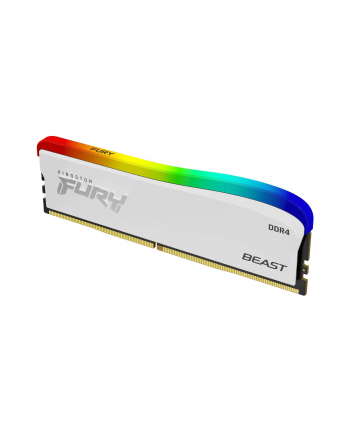kingston Pamięć DDR4 Fury Beast RGB 16GB(1*16GB)/3600 CL17 biała