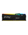 kingston Pamięć DDR5 Fury Beast RGB 32GB(2*16GB)/5600 CL36 czarna - nr 26