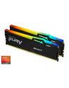 kingston Pamięć DDR5 Fury Beast RGB 32GB(2*16GB)/6000 CL36 czarna - nr 20