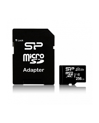 silicon power Karta microSDXC 256GB U1 10MB/S CL10 elite + adapter