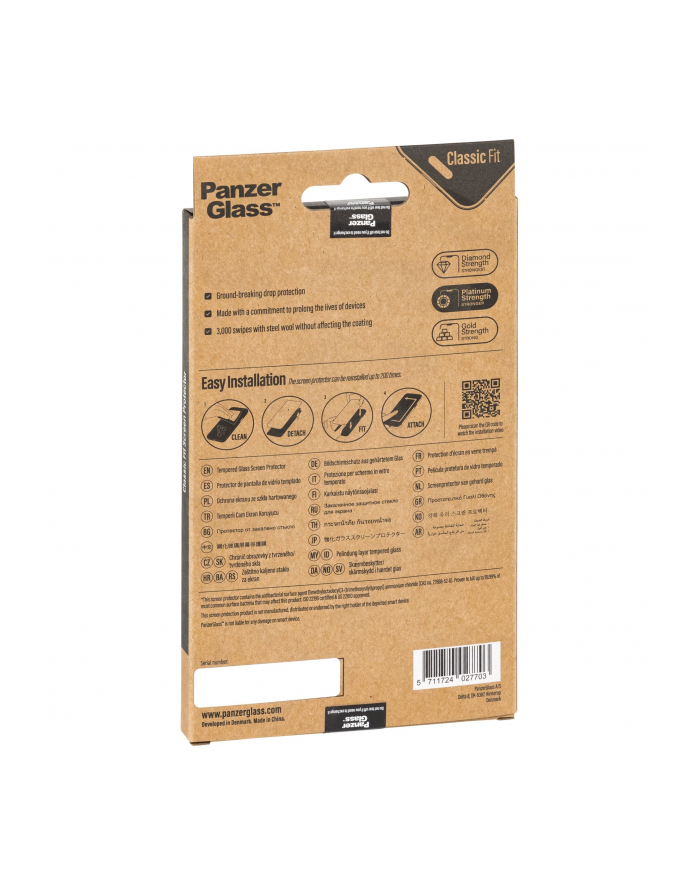 panzerglass Szkło ochronne Classic FIT iPhone 14 Pro główny