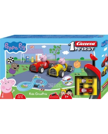 carrera toys Tor First Peppa Pig Świnka Peppa Kids GranPrix 2,4m 63043 Carrera nr 1