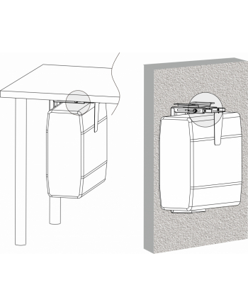 ART D-ESKTOP HOLD-ER FOR PC CASING M-01