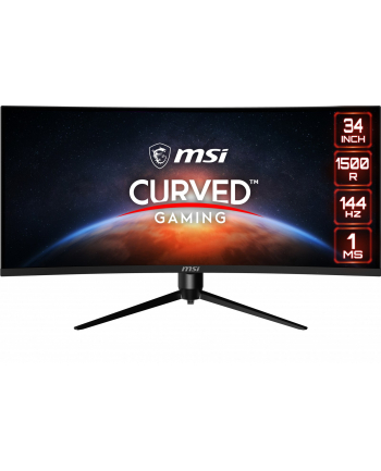 msi Monitor 34 cali Optix MAG342CQR Curved/UWQHD/VA/144Hz