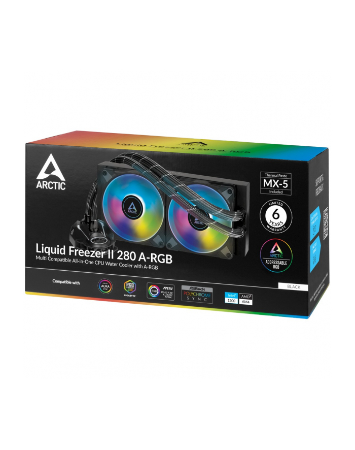 Arctic Liquid Freezer II 280 A-RGB Kolor: CZARNY - ACFRE00106A główny