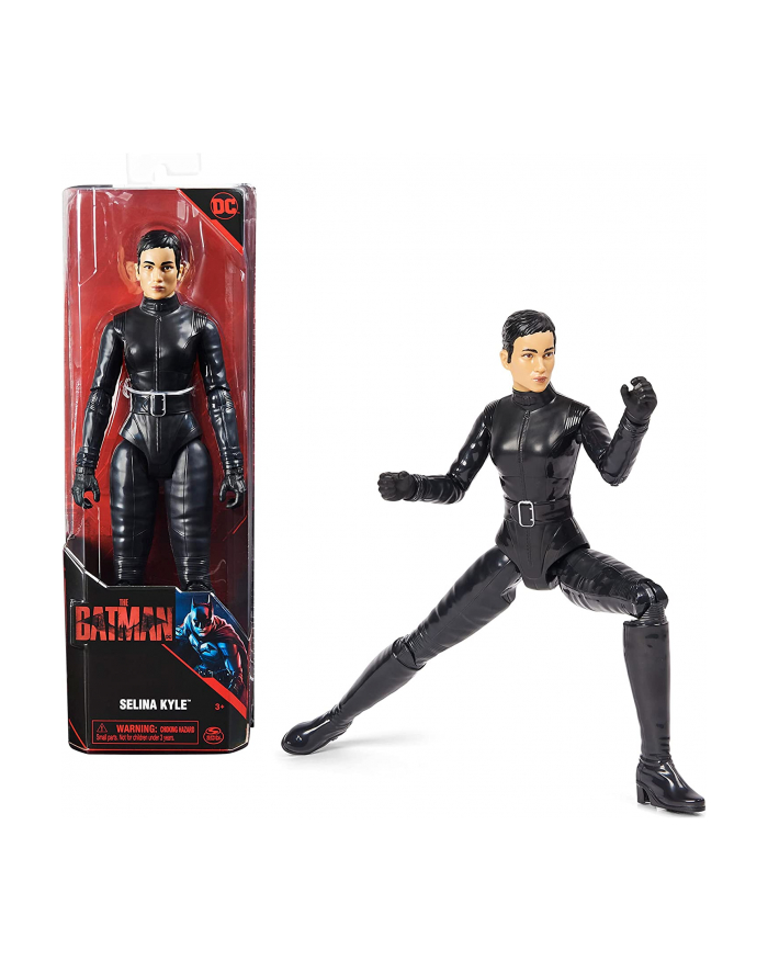 spinmaster Spin Master Batman ''The Batman'' 30cm Selina Kyle action figure in authentic Batman movie look, play figure główny