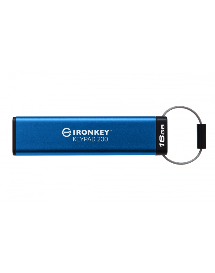 KINGSTON 16GB IronKey Keypad 200 FIPS 140-3 Lvl 3 Pending AES-256 Encrypted główny