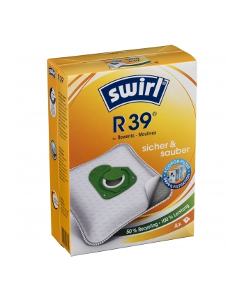 melitta Swirl vacuum cleaner bags R39 MicroPor Plus AntiBac Green (4 bags + 1 filter, for Rowenta, Moulinex) nr 2