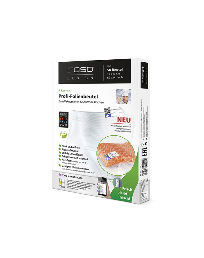 Worki próżniowe caso 1201 (50 szt) główny