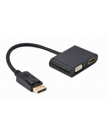 GEMBIRD Adapter Display port męski do HDMI + VGA żeński