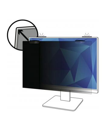 3M Privacy Filter for 24inch Full Screen Monitor with COMPLY Magnetic Attach 16:10 PF240W1EM