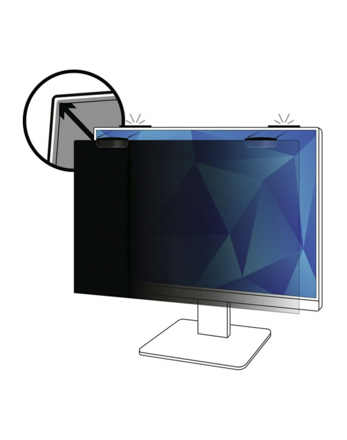 3M Privacy Filter for 27inch Full Screen Monitor with COMPLY Magnetic Attach 16:9 PF270W9EM główny