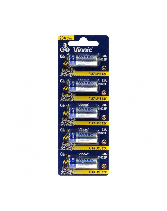 VINNIC BATERIE DO PILOTA SAMOCHODOWEGO 23A BLISTER 5 SZTUK L1028 główny